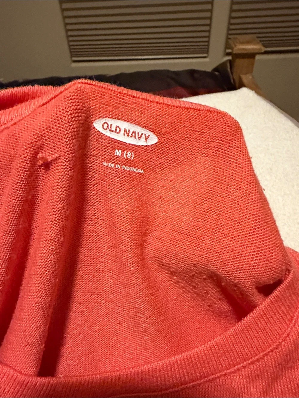 Old Navy Coral Bell-Sleeve Top